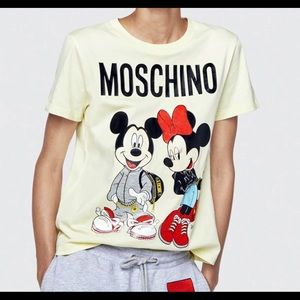 Moschino mickey mouse t shirt Clearance